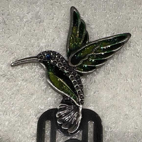 NWOT Hummingbird Bookmark with Enamel & Crystal Detail - Picture 5 of 11